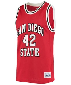 Triston Broughton 42 San Diego State Aztecs 2023 Basketball Jersey- Men Red