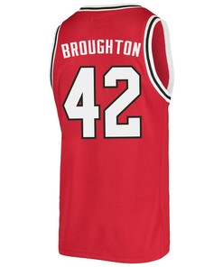 Triston Broughton 42 San Diego State Aztecs 2023 Basketball Jersey- Men Red