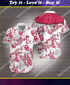 Tropical Oklahoma Sooners Football Summer Hawaiian Shirt