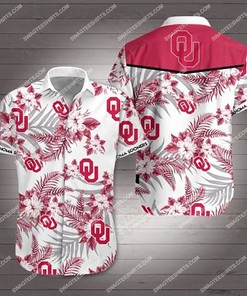 Tropical Oklahoma Sooners Football Summer Hawaiian Shirt