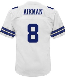 Troy Aikman 8 Dallas Cowboys Mitchell & Ness Youth Retired Player Legacy Jersey - White