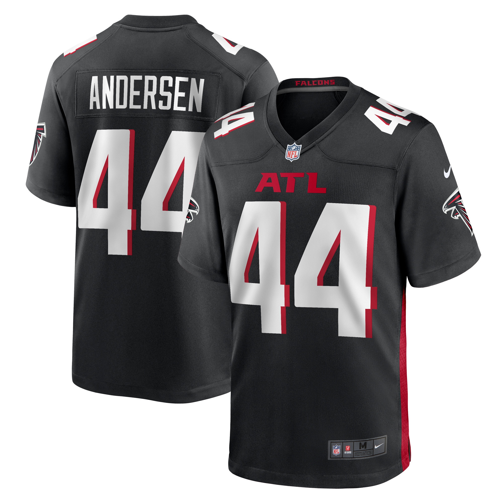 Troy Anderson Atlanta Falcons Player Game Jersey - Black Nfl