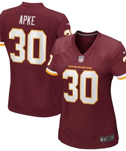 Troy Apke Washington Football Team Womens Game Player Jersey -burgundy Nfl