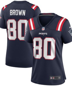 Troy Brown New England Patriots Womens Game Retired Player Jersey - Navy Nfl