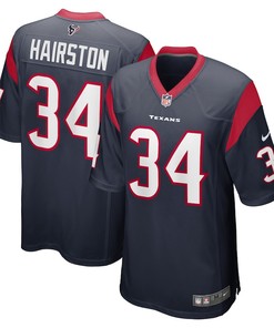 Troy Hairston Houston Texans Game Player Jersey - Navy