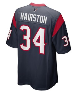 Troy Hairston Houston Texans Game Player Jersey - Navy