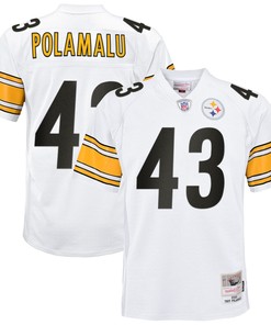 Troy Polamalu Pittsburgh Steelers Mitchell & Ness 2005 Retired Player Legacy Jersey - White Nfl