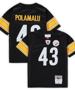 Troy Polamalu Pittsburgh Steelers Mitchell & Ness Toddler 2005 Retired Legacy Jersey - Black Nfl