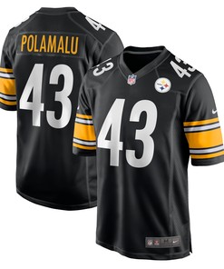 Troy Polamalu Pittsburgh Steelers Retired Player Game Jersey - Black Nfl