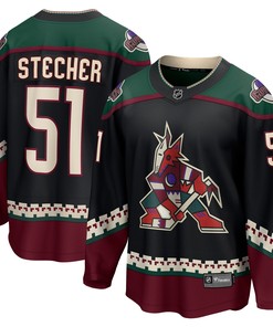 Troy Stecher Arizona Coyotes Fanatics Branded Home Breakaway Player Jersey - Black Nhl