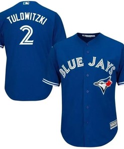 Troy Tulowitzki Toronto Blue Jays Official Cool Base Player Jersey - Royal
