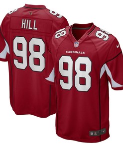 Trysten Hill 98 Arizona Cardinals Game Player Jersey - Cardinal