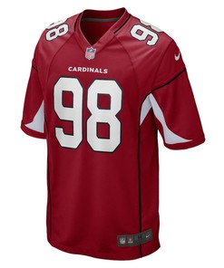Trysten Hill 98 Arizona Cardinals Game Player Jersey - Cardinal