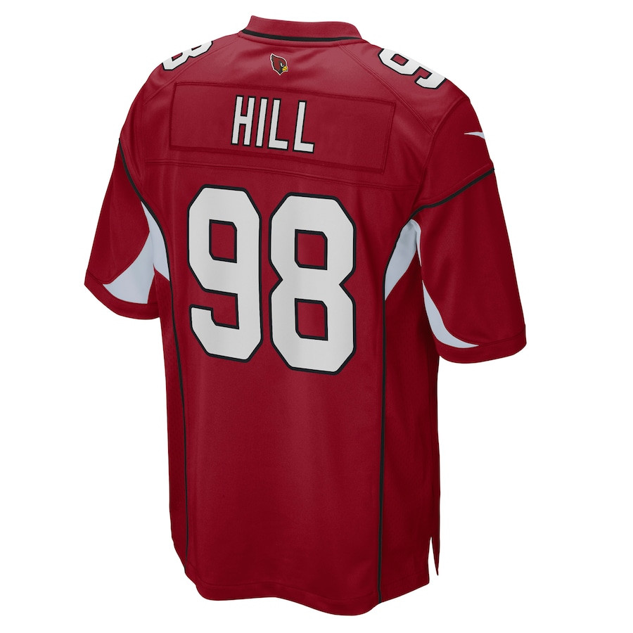 Trysten Hill 98 Arizona Cardinals Game Player Jersey - Cardinal