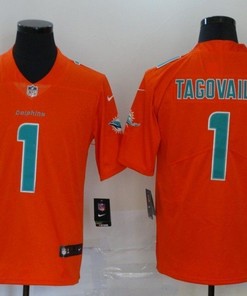 Tua Tagovailoa #1 2020 Nfl Orange Jersey Jersey