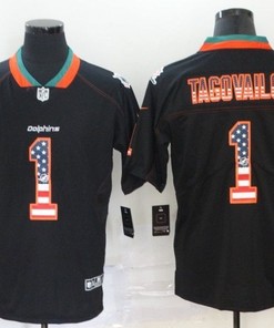 Tua Tagovailoa #1 Nfl 2020 Black Jersey