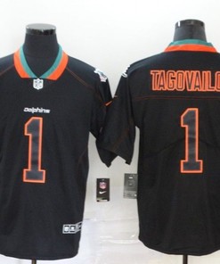 Tua Tagovailoa #1 Nfl 2020 New Arrival Black Jersey