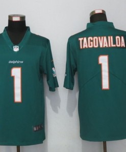 Tua Tagovailoa #1 Nfl 2020 Pine Green Jersey
