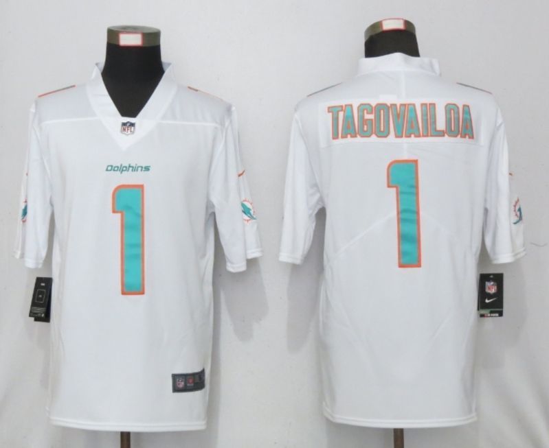 Tua Tagovailoa #1 Nfl 2020 White Jersey