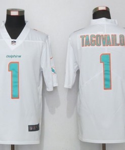 Tua Tagovailoa #1 Nfl 2020 White Jersey