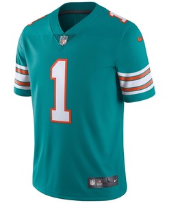 Tua Tagovailoa Miami Dolphins Alternate Vapor Limited Jersey - Aqua Jersey