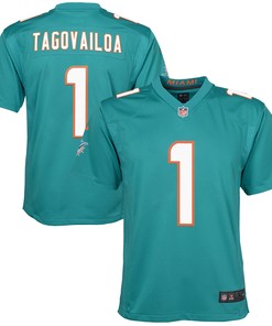Tua Tagovailoa Miami Dolphins Game Jersey Aqua Nfl