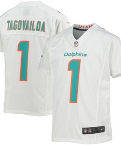 Tua Tagovailoa Miami Dolphins Game Jersey - White Nfl