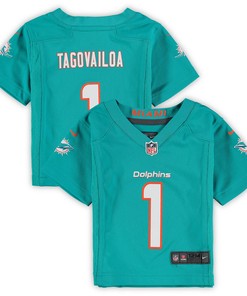 Tua Tagovailoa Miami Dolphins Infant Game Jersey - Aqua Nfl