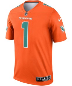 Tua Tagovailoa Miami Dolphins Inverted Legend Jersey - Orange Jersey