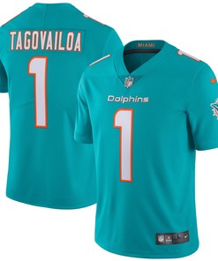 Tua Tagovailoa Miami Dolphins Vapor Limited Jersey - Aqua Jersey