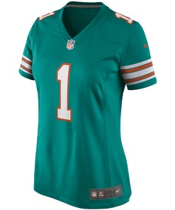 Tua Tagovailoa Miami Dolphins Women's Alternate Game Jersey - Aqua Jersey