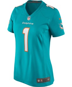 Tua Tagovailoa Miami Dolphins Women's Game Jersey - Aqua Jersey