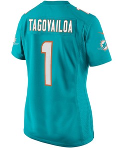 Tua Tagovailoa Miami Dolphins Women's Game Jersey - Aqua Jersey