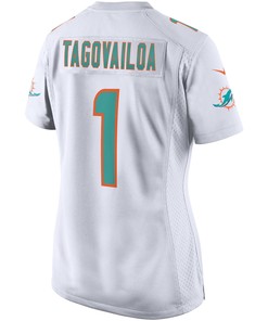Tua Tagovailoa Miami Dolphins Women's Game Jersey - White Jersey