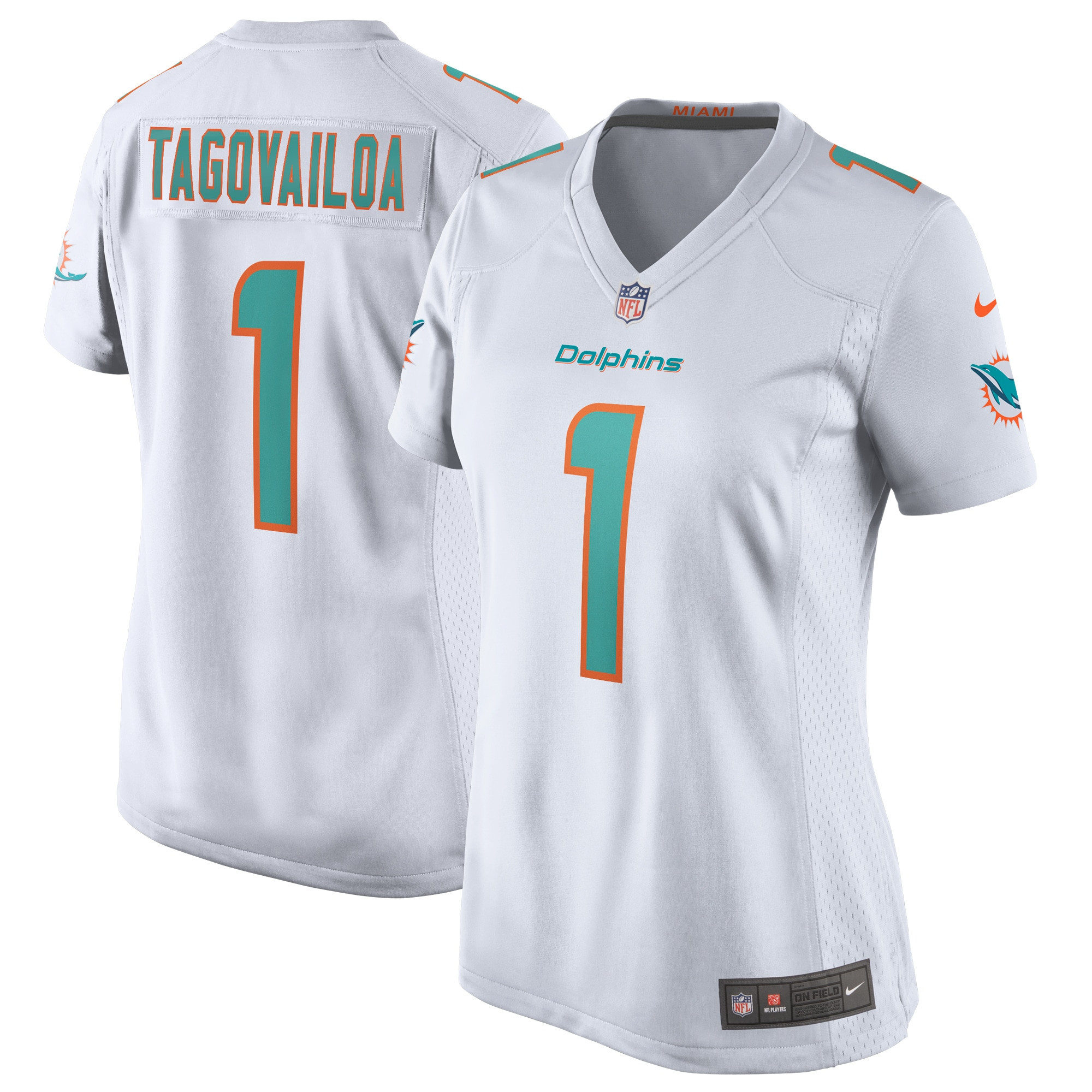 Tua Tagovailoa Miami Dolphins Womens Game Jersey - White Nfl