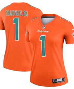 Tua Tagovailoa Miami Dolphins Womens Inverted Legend Jersey - Orange Nfl