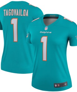 Tua Tagovailoa Miami Dolphins Womens Legend Jersey - Aqua Nfl