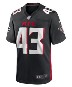 Tucker Fisk Atlanta Falcons Player Game Jersey - Black