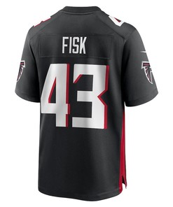 Tucker Fisk Atlanta Falcons Player Game Jersey - Black