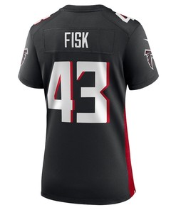 Tucker Fisk Atlanta Falcons Women's Player Game Jersey - Black
