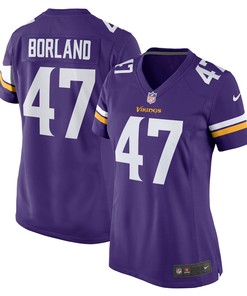 Tuf Borland Minnesota Vikings Womens Game Jersey - Purple Nfl