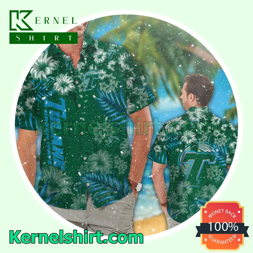 Tulane Green Wave Summer Hawaiian Shirt