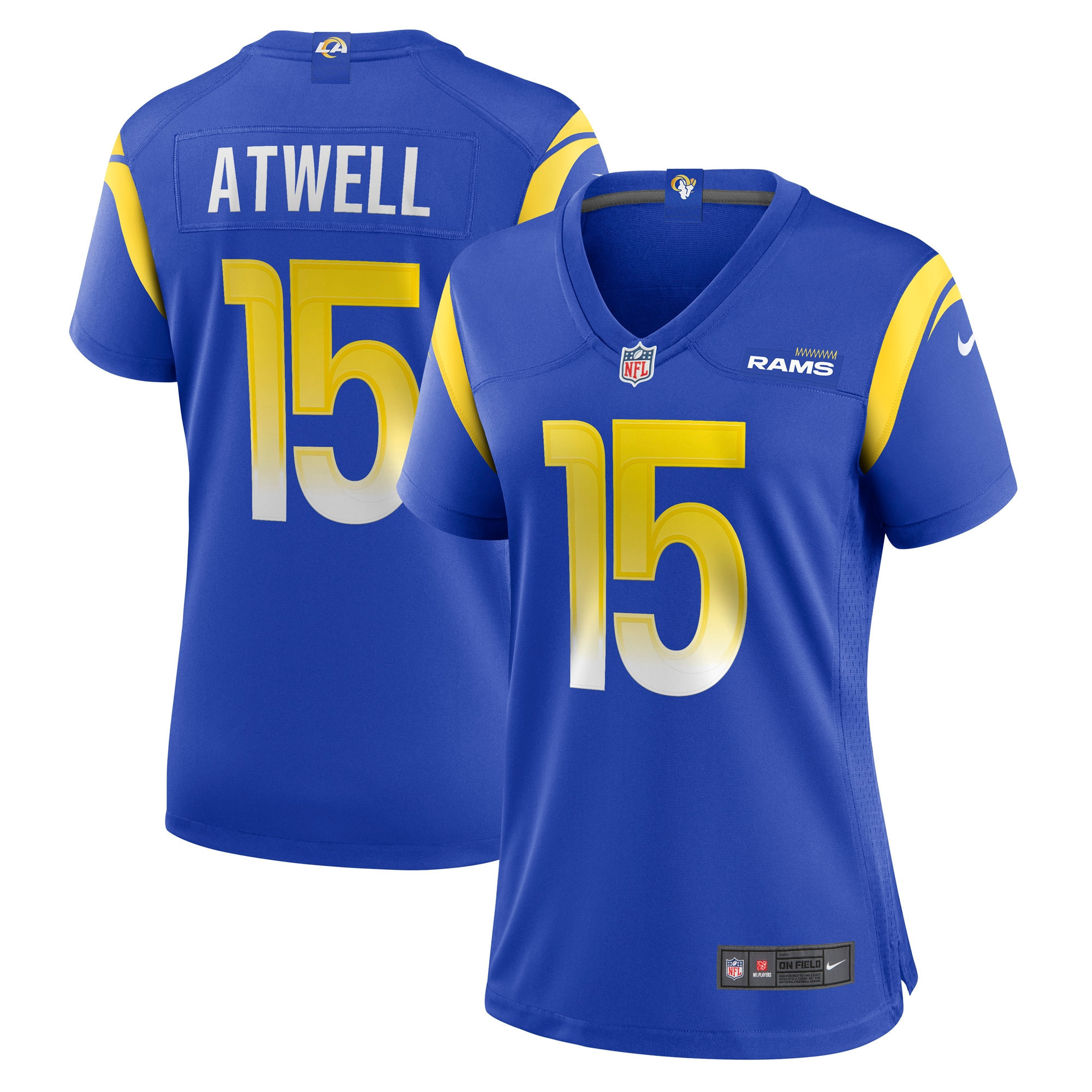 Tutu Atwell Los Angeles Rams Womens Game Player Jersey - Royal Nfl