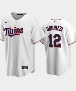 Twins 12 Jake Odorizzi Home White Jersey