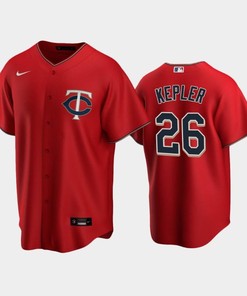 Twins 26 Max Kepler Alternate Jersey Red Jersey