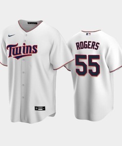 Twins 55 Taylor Rogers Home White Jersey