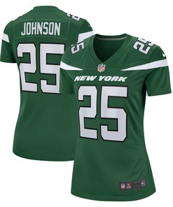 Ty Johnson New York Jets Womens Game Jersey - Gotham Green Nfl