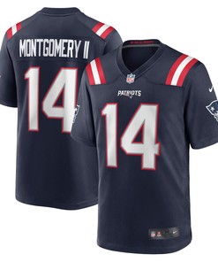 Ty Montgomery New England Patriots Game Jersey - Navy Nfl