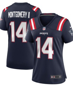 Ty Montgomery New England Patriots Womens Game Jersey - Navy Nfl