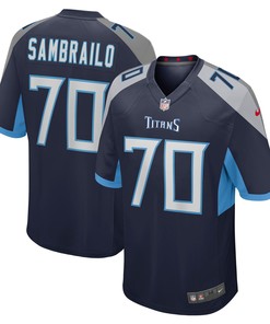Ty Sambrailo Tennessee Titans Game Jersey - Navy Nfl